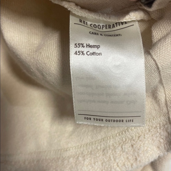 REI COOP WOMENS WALLACE LAKE PULLOVER CREAM HEMP SMALL - Picture 4 of 7